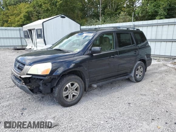 ✅ 2005 Honda Pilot EX-L • VIN: 2HKYF18555H572232 • Lot: 71369635. Wystawiony na Copart z przebiegiem 120 752 mil. Bezpłatny archiwum sprzedaży aukcyjnych z USA i szczegółowy raport historii pojazdu na DreamBid. Zdjęcie 1.
