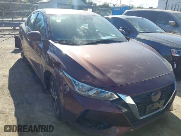 ✅ 2022 Nissan Sentra SV • VIN: 3N1AB8CV7NY262599 • Лот: 43437916. Опубликован ранее на IAAI с пробегом 87 352 миль. Бесплатный доступ к архиву аукционных продаж из США и подробный отчёт об истории автомобиля на DreamBid. Изображение 1.