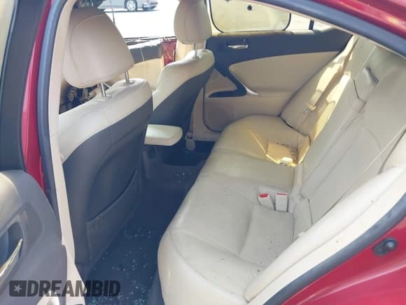 ✅ 2012 Lexus IS 250 • VIN: JTHBF5C21C5175090 • Lot: 42967917. Listed on IAAI with Not provided. Free auction sales archive from the USA and detailed vehicle history report at DreamBid. Image 8.