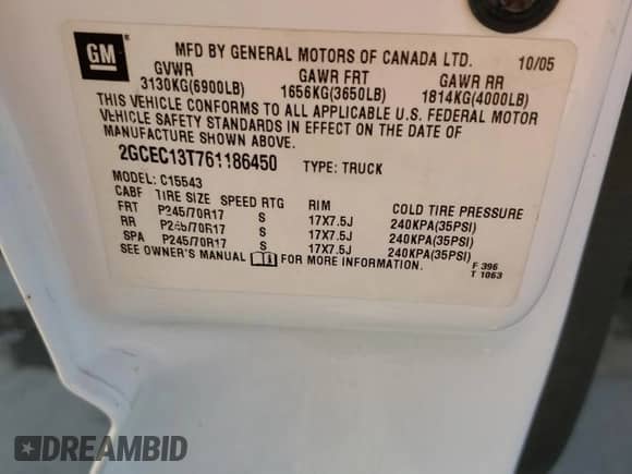 ✅ 2006 Chevrolet Silverado 1500 LT1 • VIN: 2GCEC13T761186450 • Lot: 69518144. Wystawiony na Copart z przebiegiem 128 398 mil mil. Skorzystaj z bezpłatnego archiwum sprzedaży aukcyjnych z USA i zobacz szczegółowy raport historii pojazdu na DreamBid. Zdjęcie 12.