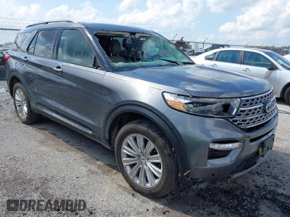 ✅ 2022 Ford Explorer Limited • VIN: 1FMSK8FH2NGC01651 • Lot: 42871711. Listed on IAAI with 53,440 mi. Free auction sales archive from the USA and detailed vehicle history report at DreamBid. Image 1.