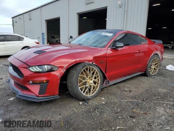 ✅ 2022 Ford Mustang GT Premium • VIN: 1FA6P8CF3N5145439 • Lot: 85643175. Listed on Copart with 22,630 mi. Free auction sales archive from the USA and detailed vehicle history report at DreamBid. Image 1.