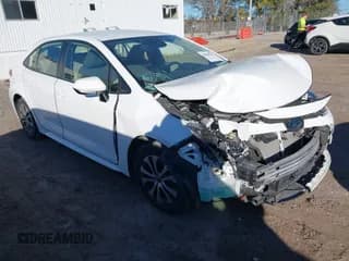 ✅ 2022 Toyota Corolla Hybrid LE • VIN: JTDEAMDE9N3005400 • Lot: 43584787. Wystawiony na IAAI z przebiegiem 58 525 mil. Bezpłatny archiwum sprzedaży aukcyjnych z USA i szczegółowy raport historii pojazdu na DreamBid. Zdjęcie 1.