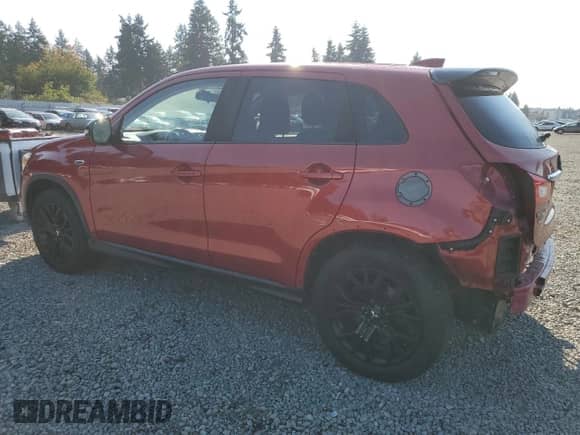 2018 Mitsubishi Outlander ES with VIN JA4AR3AU5JU011254, listed as a Copart auction lot 81975045 with 77,252 mi miles and Salvage title. Bid and sale history available at DreamBid. Image 2.