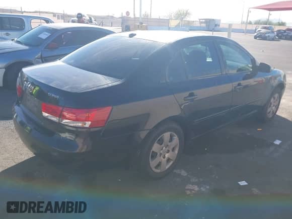 2008 Hyundai Sonata GLS with VIN 5NPET46C98H368357, listed as a IAAI auction lot 43610266 with 204,559 mi miles and . Bid and sale history available at DreamBid. Image 4.