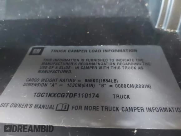 ✅ 2013 Chevrolet Silverado 2500HD LT • VIN: 1GC1KXCG7DF110174 • Lot: 42478466. Listed on IAAI with 115,019 mi. Free auction sales archive from the USA and detailed vehicle history report at DreamBid. Image 9.