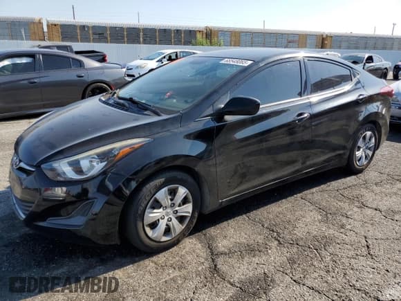 ✅ 2016 Hyundai Elantra SE • VIN: KMHDH4AE3GU601624 • Lot: 68548065. Listed on Copart with Not provided. Free auction sales archive from the USA and detailed vehicle history report at DreamBid. Image 1.