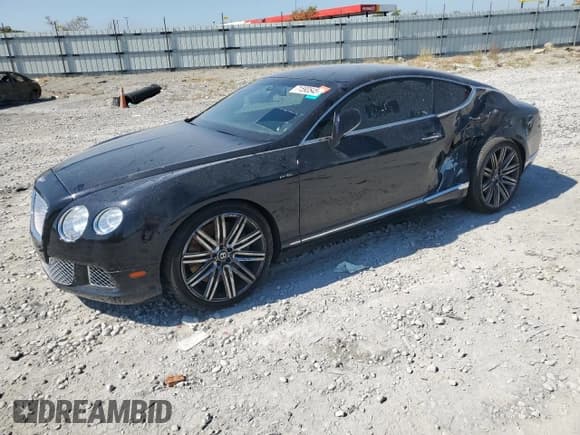 ✅ 2013 Bentley Continental GT • VIN: SCBFC7ZA6DC082538 • Lot: 71593545. Listed on Copart with Not provided. Free auction sales archive from the USA and detailed vehicle history report at DreamBid. Image 1.