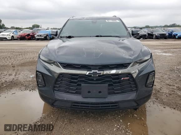 2019 Chevrolet Blazer RS z VIN 3GNKBJRS1KS669748, wystawiony jako Copart lot #82110095 z przebiegiem 120 996 mil mil oraz Szkoda całkowita • Salvage title. Historia ofert i sprzedaży dostępna na DreamBid. Obrazek 5.