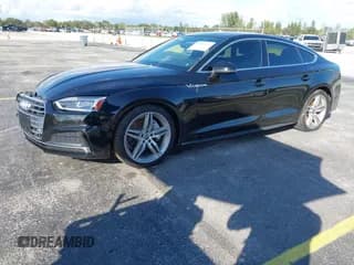 ✅ 2018 Audi A5 Sportback Premium Plus • VIN: WAUENCF52JA077960 • Лот: 43416152. Опубликован ранее на IAAI с пробегом 50 614 миль. Бесплатный доступ к архиву аукционных продаж из США и подробный отчёт об истории автомобиля на DreamBid. Изображение 2.
