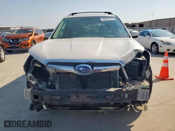 2015 Subaru Forester Premium with VIN JF2SJADC3FG566347, listed as a Copart auction lot 80348445 with 135,136 mi miles and Salvage title. Bid and sale history available at DreamBid. Image 5.