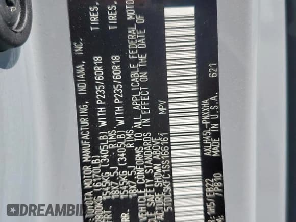 ✅ 2025 Toyota Sienna XSE • VIN: 5TDCSKFC1SS166161 • Lot: 85940675. Wystawiony na Copart z przebiegiem 11 891 mil. Bezpłatny archiwum sprzedaży aukcyjnych z USA i szczegółowy raport historii pojazdu na DreamBid. Zdjęcie 13.