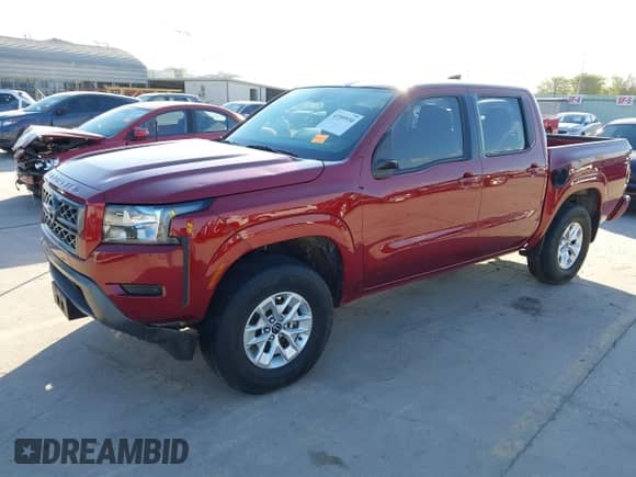 2024 Nissan Frontier SV with VIN 1N6ED1EK3RN636516, listed as a IAAI auction lot 43309558 with 21,491 mi miles and . Bid and sale history available at DreamBid. Image 2.