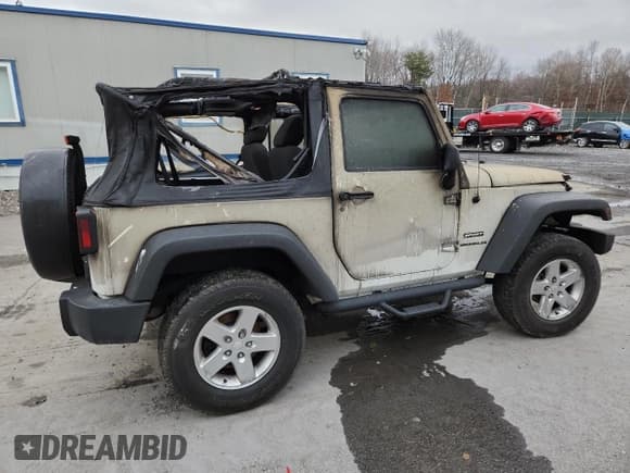 ✅ 2015 Jeep Wrangler Sport • VIN: 1C4AJWAG9FL692816 • Lot: 91578815. Listed on Copart with 48,832 mi. Free auction sales archive from the USA and detailed vehicle history report at DreamBid. Image 3.