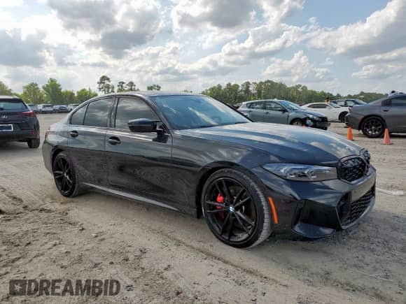 2024 BMW 3 Series M340i z VIN 3MW49FS04R8E28399, wystawiony jako Copart lot #58225065 z przebiegiem 20 644 mil mil oraz Szkoda całkowita • Salvage title. Historia ofert i sprzedaży dostępna na DreamBid. Obrazek 4.