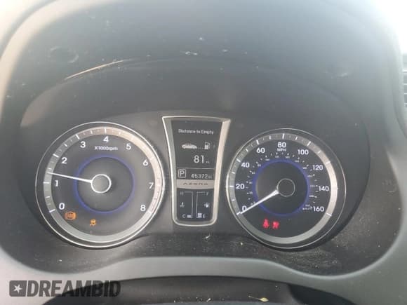 ✅ 2014 Hyundai Azera • VIN: KMHFG4JG8EA342589 • Lot: 81515935. Listed on Copart with 45,372 mi. Free auction sales archive from the USA and detailed vehicle history report at DreamBid. Image 9.