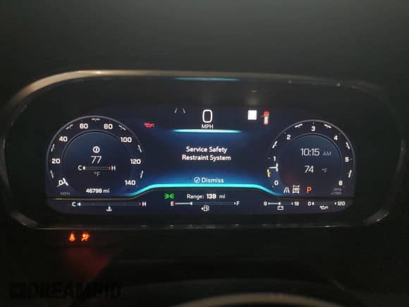 2022 Chevrolet Tahoe RST with VIN 1GNSKRKD6NR247072, listed as a Copart auction lot 61332835 with 46,798 mi miles and Salvage title. Bid and sale history available at DreamBid. Image 9.