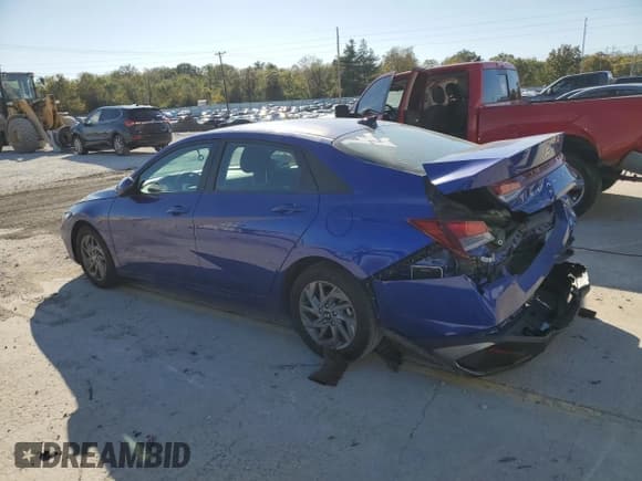 ✅ 2024 Hyundai Elantra SEL • VIN: KMHLM4DGXRU756582 • Lot: 86812745. Listed on Copart with 25,010 mi. Free auction sales archive from the USA and detailed vehicle history report at DreamBid. Image 2.