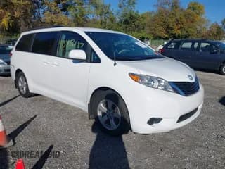✅ 2012 Toyota Sienna LE • VIN: 5TDKK3DC3CS183629 • Lot: 43456187. Listed on IAAI with 112,008 mi. Free auction sales archive from the USA and detailed vehicle history report at DreamBid. Image 1.