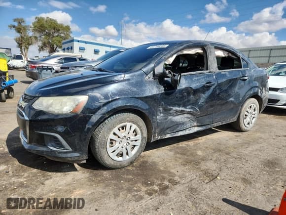 ✅ 2017 Chevrolet Sonic LS • VIN: 1G1JB5SH6H4167944 • Lot: 84769235. Listed on Copart with 89,438 mi. Free auction sales archive from the USA and detailed vehicle history report at DreamBid. Image 1.