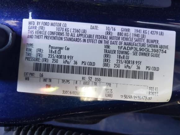 ✅ 2016 Ford Focus ST • VIN: 1FADP3L90GL398754 • Lot: 43271283. Listed on IAAI with 111,448 mi. Free auction sales archive from the USA and detailed vehicle history report at DreamBid. Image 9.