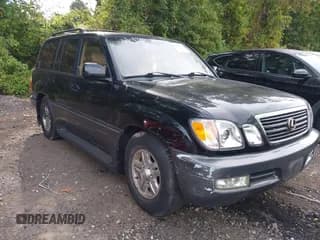 ✅ 2001 Lexus LX 470 • VIN: JTJHT00W413505275 • Lot: 43231775. Wystawiony na IAAI z przebiegiem 184 181 mil. Bezpłatny archiwum sprzedaży aukcyjnych z USA i szczegółowy raport historii pojazdu na DreamBid. Zdjęcie 1.