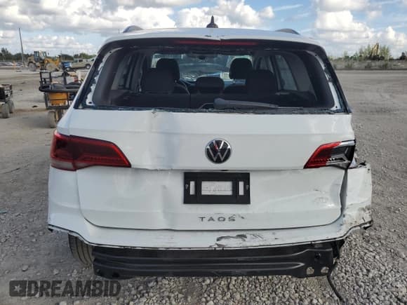 ✅ 2022 Volkswagen Taos S • VIN: 3VVDX7B23NM011326 • Лот: 82717665. Опубликован ранее на Copart с пробегом 43 475 миль. Бесплатный доступ к архиву аукционных продаж из США и подробный отчёт об истории автомобиля на DreamBid. Изображение 6.