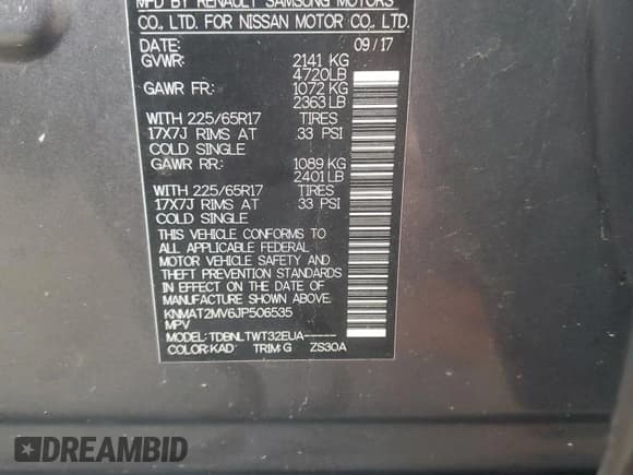 ✅ 2018 Nissan Rogue SV • VIN: KNMAT2MV6JP506535 • Лот: 90494315. Опубликован ранее на Copart с пробегом 207 709 миль. Бесплатный доступ к архиву аукционных продаж из США и подробный отчёт об истории автомобиля на DreamBid. Изображение 13.