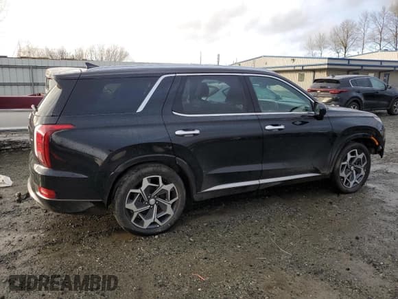 ✅ 2022 Hyundai Palisade Calligraphy • VIN: KM8R7DHE6NU395176 • Лот: 86445794. Опубликован ранее на Copart с пробегом 45 745 миль. Бесплатный доступ к архиву аукционных продаж из США и подробный отчёт об истории автомобиля на DreamBid. Изображение 3.