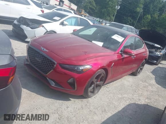 ✅ 2019 Genesis G70 Advanced • VIN: KMTG34LE7KU021963 • Lot: 43007771. Listed on IAAI with 60,473 mi. Free auction sales archive from the USA and detailed vehicle history report at DreamBid. Image 18.