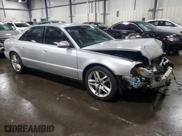 ✅ 2001 Audi S8 • VIN: WAUGU54D01N012440 • Lot: 88053405. Listed on Copart with 183,284 mi. Free auction sales archive from the USA and detailed vehicle history report at DreamBid. Image 4.