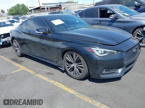 ✅ 2017 Infiniti Q60 Sport • VIN: JN1EV7EK0HM361858 • Lot: 41953436. Listed on IAAI with 75,223 mi. Free auction sales archive from the USA and detailed vehicle history report at DreamBid. Image 1.