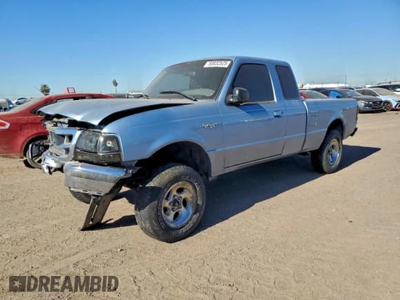 ✅ 1998 Ford Ranger XL • VIN: 1FTYR14X0WPB19088 • Lot: 93032525. Listed on Copart with 165,877 mi. Free auction sales archive from the USA and detailed vehicle history report at DreamBid. Image 1.