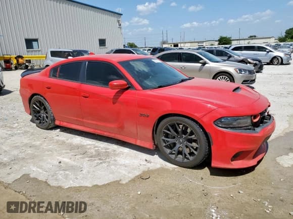 ✅ 2018 Dodge Charger R/T Scat Pack • VIN: 2C3CDXGJ8JH114144 • Lot: 65472015. Listed on Copart with 142,537 mi. Free auction sales archive from the USA and detailed vehicle history report at DreamBid. Image 4.