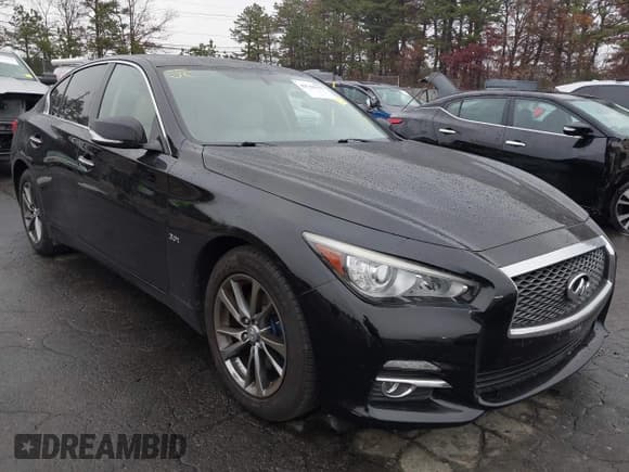 ✅ 2017 Infiniti Q50 Signature Edition • VIN: JN1EV7AR7HM840362 • Lot: 43744755. Listed on IAAI with 51,392 mi. Free auction sales archive from the USA and detailed vehicle history report at DreamBid. Image 1.