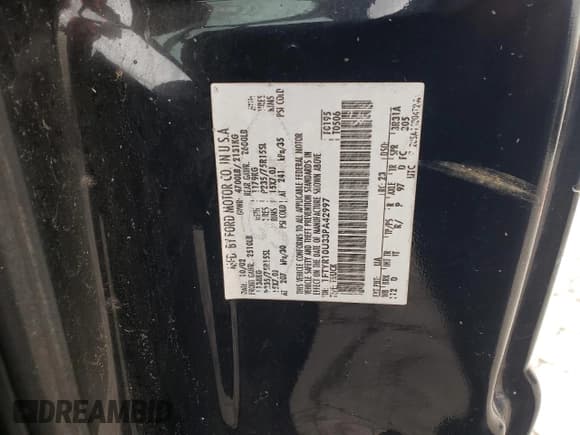 ✅ 2003 Ford Ranger XL • VIN: 1FTYR10U33PA42997 • Lot: 90639905. Listed on Copart with 235,012 mi. Free auction sales archive from the USA and detailed vehicle history report at DreamBid. Image 12.