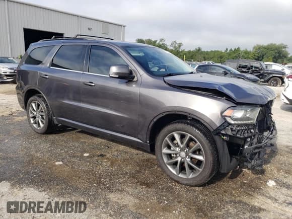 ✅ 2018 Dodge Durango GT • VIN: 1C4RDJDG5JC403898 • Lot: 67612125. Listed on Copart with 107,010 mi. Free auction sales archive from the USA and detailed vehicle history report at DreamBid. Image 4.