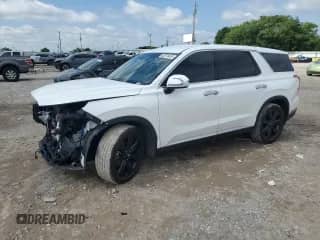 2023 Hyundai Palisade SE с VIN KM8R1DGE8PU590833, выставлен на аукционе Copart как лот 58579455 с пробегом 14 528 миль миль и Списание • Salvage title. История ставок и продаж доступна на DreamBid. Изображение 1.