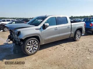 ✅ 2025 GMC Sierra 1500 Denali • VIN: 1GTUUGEL7SZ155175 • Лот: 71196275. Опубликован ранее на Copart с пробегом 22 822 миль. Бесплатный доступ к архиву аукционных продаж из США и подробный отчёт об истории автомобиля на DreamBid. Изображение 1.