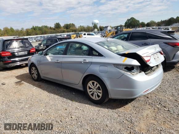 2011 Hyundai Sonata GLS with VIN 5NPEB4AC3BH258356, listed as a Copart auction lot 82392535 with 117,522 mi miles and Salvage title. Bid and sale history available at DreamBid. Image 2.