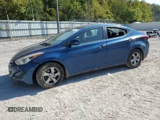2015 Hyundai Elantra SE with VIN KMHDH4AE4FU297671, listed as a Copart auction lot 81190035 with 126,819 mi miles and Salvage title. Bid and sale history available at DreamBid. Image 1.