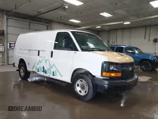 ✅ 2009 Chevrolet Express Cargo • VIN: 1GCGG25C091130523 • Lot: 42279113. Listed on IAAI with 176,111 mi. Free auction sales archive from the USA and detailed vehicle history report at DreamBid. Image 1.