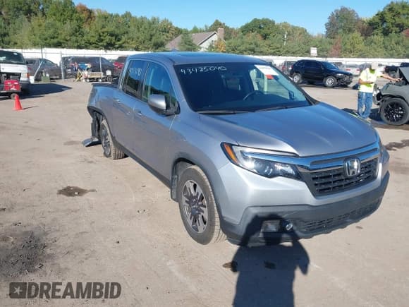 ✅ 2019 Honda Ridgeline RTL • VIN: 5FPYK3F53KB043874 • Лот: 43475040. Опубликован ранее на IAAI с пробегом 62 205 миль. Бесплатный доступ к архиву аукционных продаж из США и подробный отчёт об истории автомобиля на DreamBid. Изображение 1.