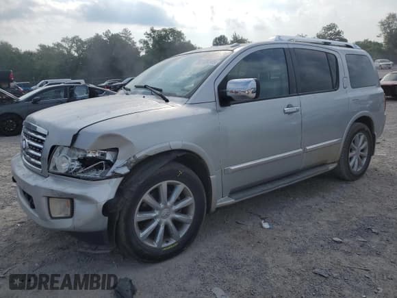 ✅ 2008 Infiniti QX56 • VIN: 5N3AA08D08N901914 • Lot: 62106545. Listed on Copart with 243,812 mi. Free auction sales archive from the USA and detailed vehicle history report at DreamBid. Image 1.