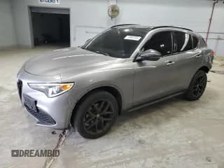 ✅ 2019 Alfa Romeo Stelvio Ti • VIN: ZASPAKBN7K7C33245 • Лот: 70692395. Опубликован ранее на Copart с пробегом 77 586 миль. Бесплатный доступ к архиву аукционных продаж из США и подробный отчёт об истории автомобиля на DreamBid. Изображение 1.