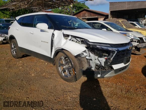 2023 Chevrolet Blazer LT with VIN 3GNKBCR46PS138601, listed as a Copart auction lot 71848954 with 20,797 mi miles and Clean title. Bid and sale history available at DreamBid. Image 4.
