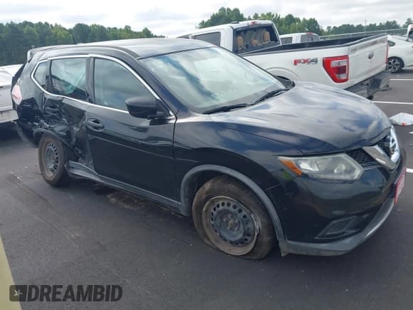 ✅ 2016 Nissan Rogue SV • VIN: KNMAT2MVXGP676213 • Lot: 43028357. Listed on IAAI with 161,349 mi. Free auction sales archive from the USA and detailed vehicle history report at DreamBid. Image 1.