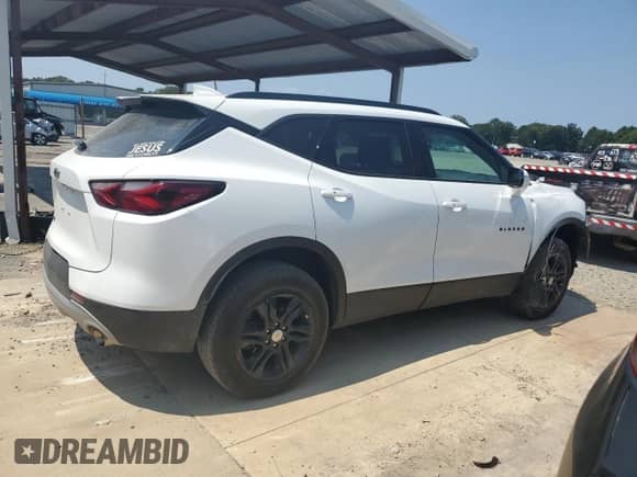 2022 Chevrolet Blazer LT with VIN 3GNKBCR45NS230294, listed as a Copart auction lot 67492054 with 51,209 mi miles and Salvage title. Bid and sale history available at DreamBid. Image 3.