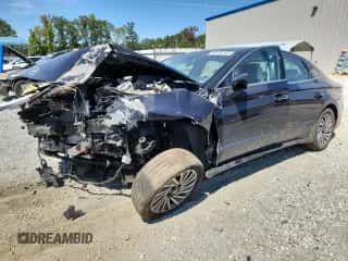 2024 Hyundai Sonata SEL with VIN KMHL34JJ8RA096434, listed as a Copart auction lot 80498195 with 34,125 mi miles and Salvage title. Bid and sale history available at DreamBid. Image 1.