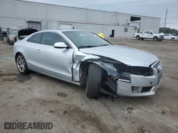 ✅ 2012 Audi A5 Premium • VIN: WAUCFAFR6CA043650 • Lot: 67868185. Listed on Copart with 133,186 mi. Free auction sales archive from the USA and detailed vehicle history report at DreamBid. Image 4.